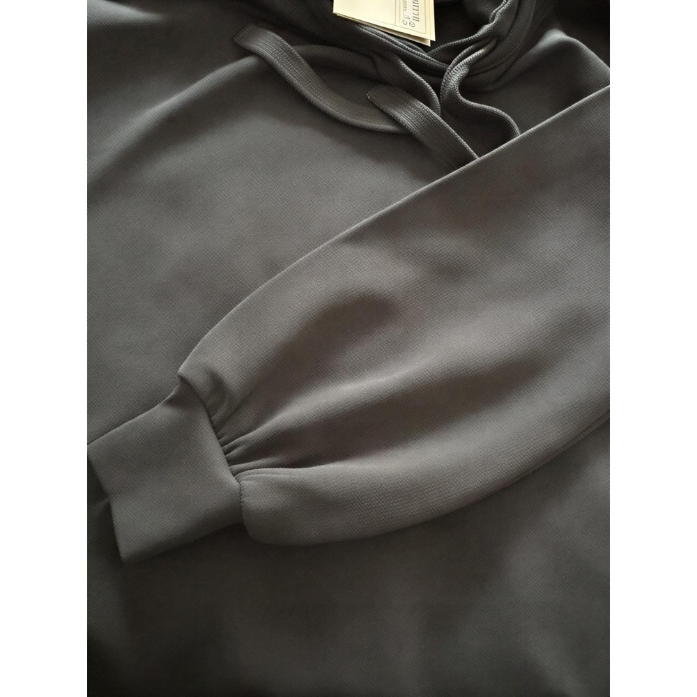 AllSaints Rhian Rhinestone Logo Hoodie Black NWT Size size S Rare Embellished - Picture 5 of 10